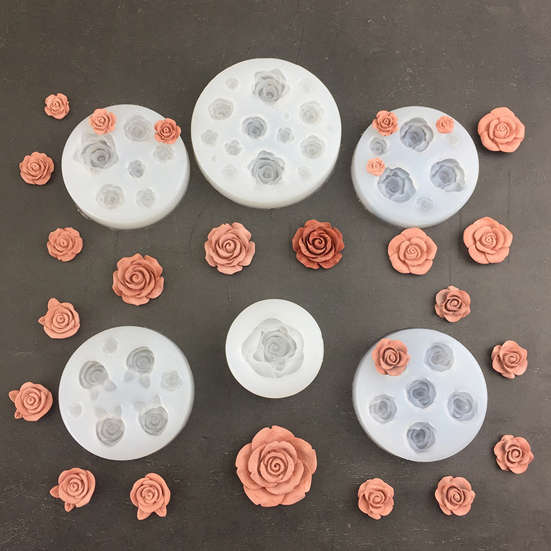 Soap Making Guide - 3D kształt kwiatu róży liść formy
