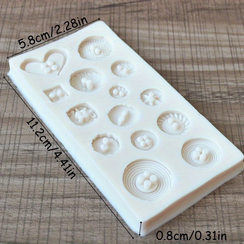 Forma silikonowa do guzików, f – Soap Making Guide recenzja i cena