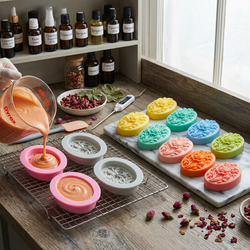 4 silikonowe formy w kształcie – Soap Making Gel recenzja i cena